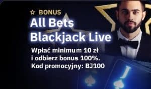 Bonus 100% dla kasyna na żywo w Total Casino