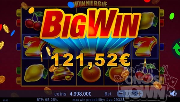 50 spins at Winnergie slot