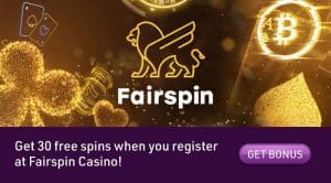 Promocja za rejestrację – 30 free spinów w Fairspin
